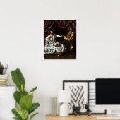 Gentileschi - Jozef En De Vrouw Van Potifar Poster (Thuiskantoor)