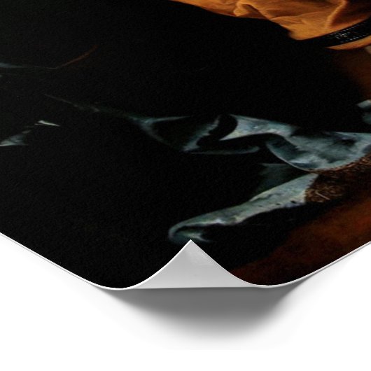 Gentileschi - Judith, Abra with Holofernes Head Poster (Hoek)