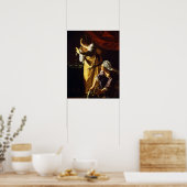 Gentileschi - Judith en dienstmeid Poster (Keuken)