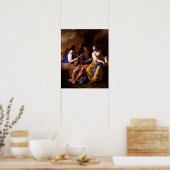Gentileschi - Lot en zijn dochters 1638 Poster (Keuken)
