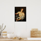 Gentileschi - Lucretia Artcurial Poster (Keuken)