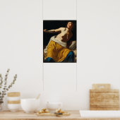 Gentileschi - Lucretia Poster (Keuken)
