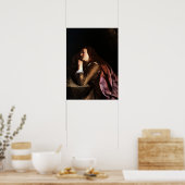 Gentileschi - Magdalene Penitent Poster (Keuken)