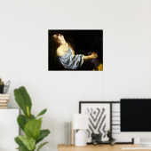 Gentileschi - Maria Magdalena Poster (Thuiskantoor)