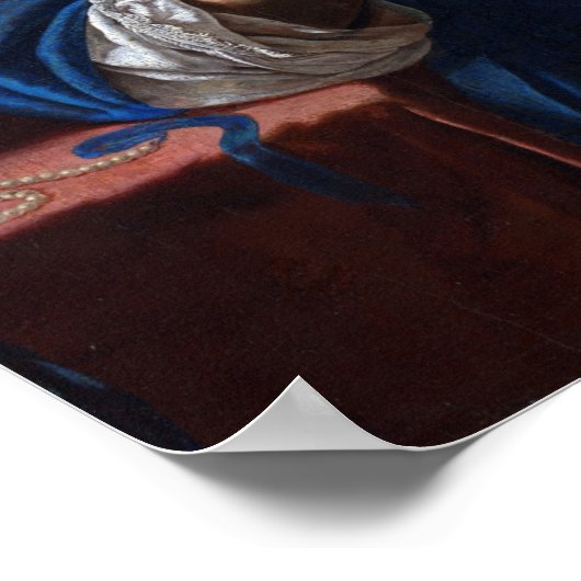 Gentileschi - Penitent Magdalene Poster (Hoek)