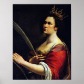 Gentileschi - Saint Catherine 1615 Poster (Voorkant)