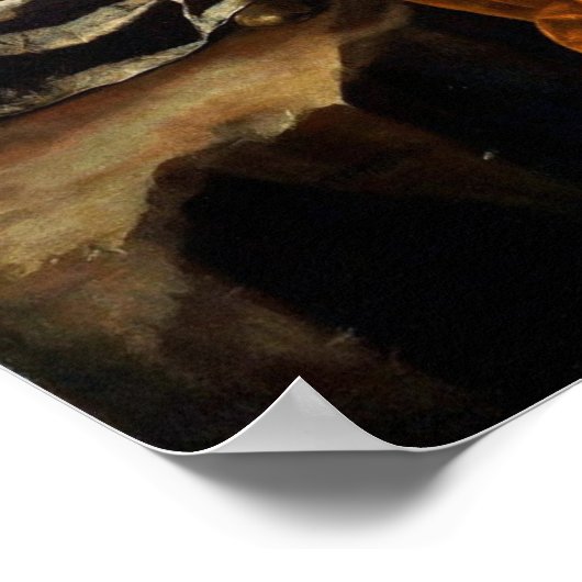 Gentileschi - Verontreiniging van de Magi Poster (Hoek)