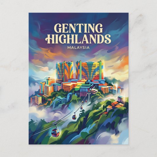 Genting Highlands Maleisië Briefkaart (Voorkant)