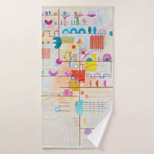 Gentle Accent, Wassily Kandinsky Badhanddoek (Badhanddoek)
