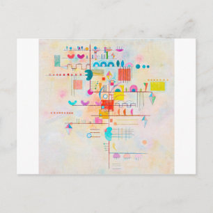 Gentle Accent, Wassily Kandinsky Briefkaart
