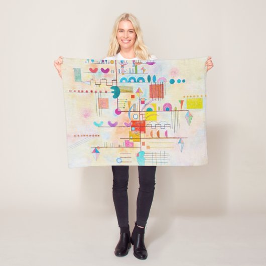 Gentle Accent, Wassily Kandinsky Fleece Deken (In situ)