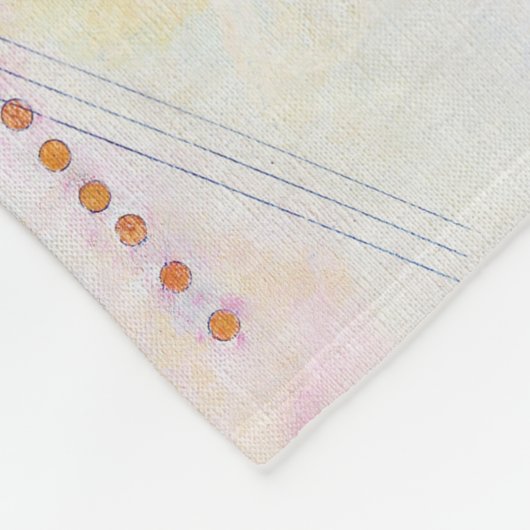 Gentle Accent, Wassily Kandinsky Fleece Deken (Hoek)