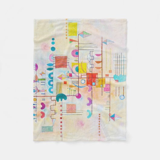 Gentle Accent, Wassily Kandinsky Fleece Deken (Voorkant)