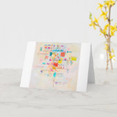 Gentle Accent, Wassily Kandinsky Kaart (Gele Bloem)