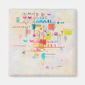 Gentle Accent, Wassily Kandinsky Magneet (Voorkant)