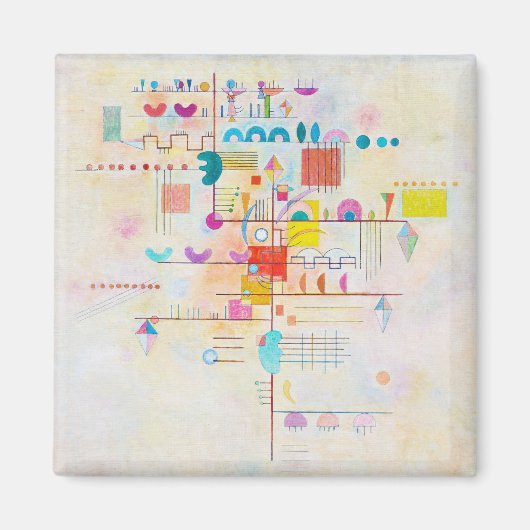 Gentle Accent, Wassily Kandinsky Magneet (Voorkant)