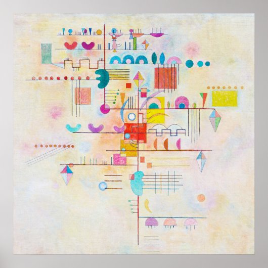 Gentle Accent, Wassily Kandinsky Poster (Voorkant)