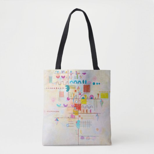 Gentle Accent, Wassily Kandinsky Tote Bag (Voorkant)