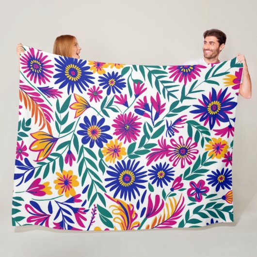Gentle Bloom Esthetische 60x80 Fleece Deken (In situ)