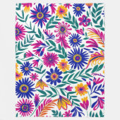 Gentle Bloom Esthetische 60x80 Fleece Deken (Voorkant)
