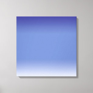 Gentle Blues Wrapped Canvas Afdruk