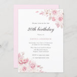 Gentle Blush Elegant Flowers 30th Birthday Party Kaart<br><div class="desc">Gentle Blush Elegant Flowers Womans 30th Birthday Party Invitation Bekijk onze winkel voor nog veel meer huwelijksuitnodigingen en overeenkomende objecten.</div>