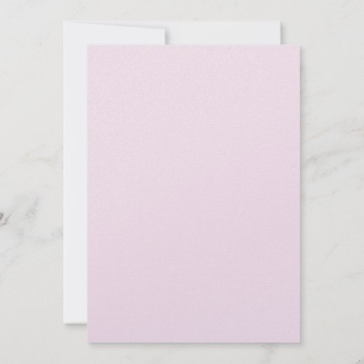 Gentle Blush Elegant Flowers Bachelorette Party Kaart (Achterkant)