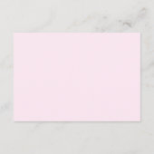Gentle Blush Pink Weddenschap Informatiekaartje (Achterkant)