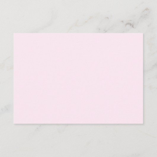 Gentle Blush Pink Weddenschap Informatiekaartje (Achterkant)