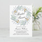 Gentle Botanics Bridal Shower Kaart (Staand voorkant)