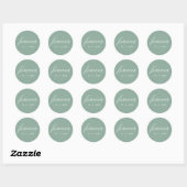 Gentle Botanics voor ever Round Sticker (Vel)