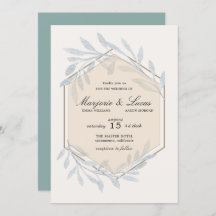 Gentle Botanics Wedding Invitation