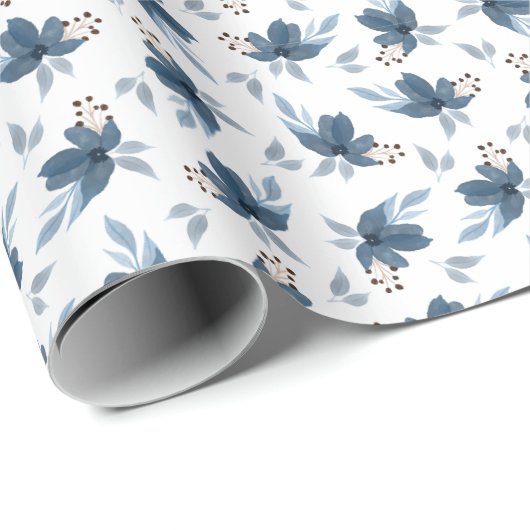 Gentle Breeze Flowers Cadeaupapier (Rol Hoek)