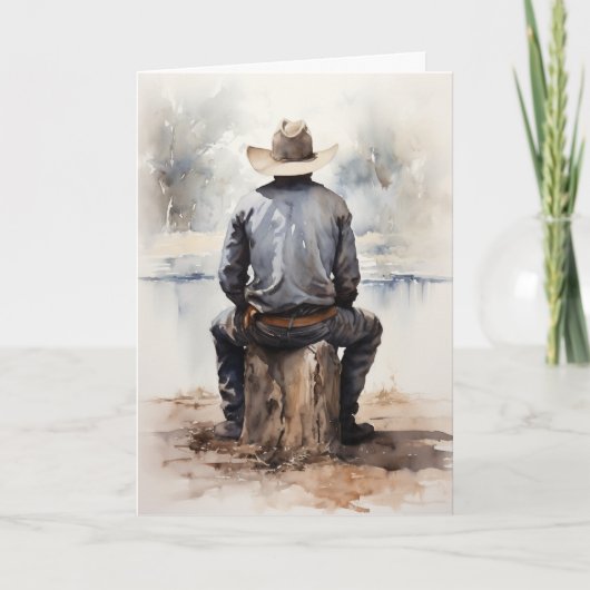 "Gentle Breezes" Westerne sympathie Kaart (Voorkant)