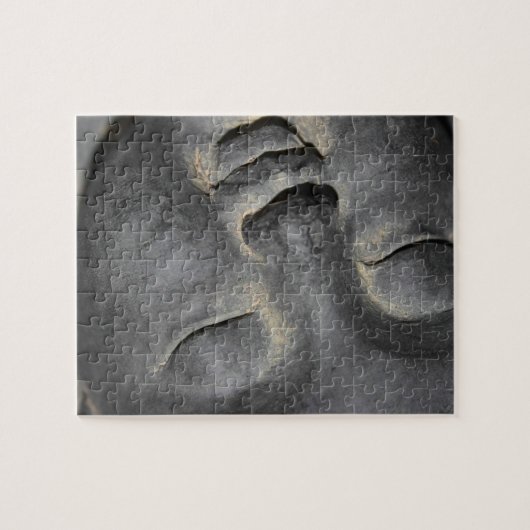 Gentle Buddha Face Stone Sculpture Legpuzzel (Horizontaal)