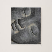 Gentle Buddha Face Stone Sculpture Legpuzzel (Verticaal)