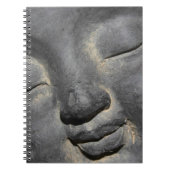 Gentle Buddha Face Stone Sculpture Notitieboek (Voorkant)