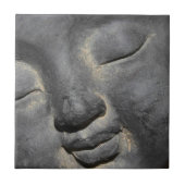 Gentle Buddha Face Stone Sculpture Tegeltje (Voorkant)