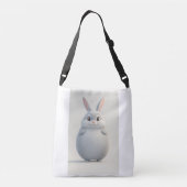 Gentle Bunny Canvas tas (Achterkant)