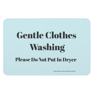 Gentle Clothes Washing - adres website Magneet