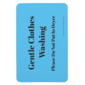 Gentle Clothes Washing - adres website Magneet (Verticaal)