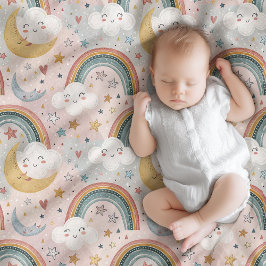 Gentle Clouds Blanket Pastelcadeau voor Little One Fleece Deken