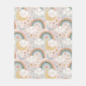 Gentle Clouds Blanket Pastelcadeau voor Little One Fleece Deken (Voorkant)