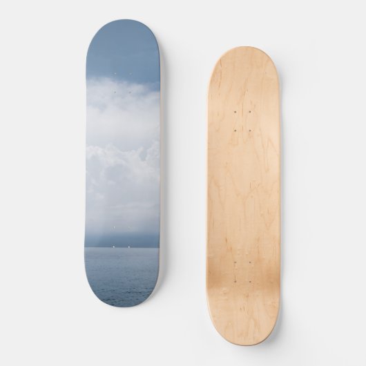 Gentle Cloudy Ocean Breeze 1 Persoonlijk Skateboard (Voorkant)