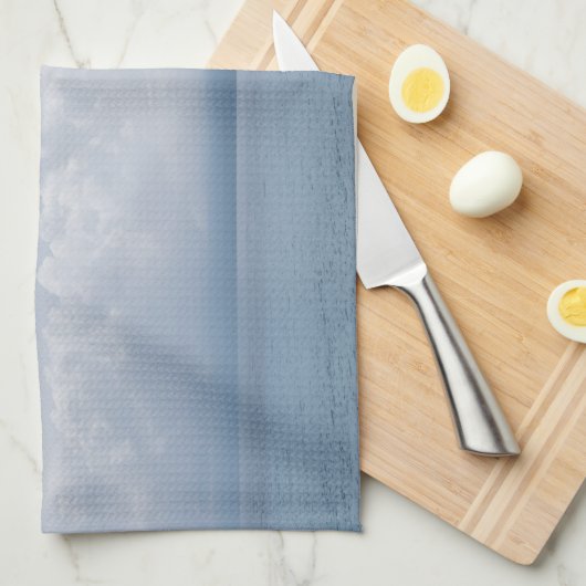 Gentle Cloudy Ocean Breeze 1 Theedoek (Quarter Fold)