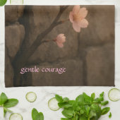 Gentle Courage Kersenbloesem Handdoek (Gevouwen)