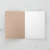 Gentle Cream Rozen Kaart (Binnen)