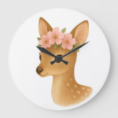 Gentle Deer Magic Grote Klok (Voorkant)