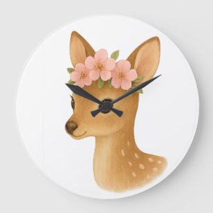 Gentle Deer Magic Grote Klok