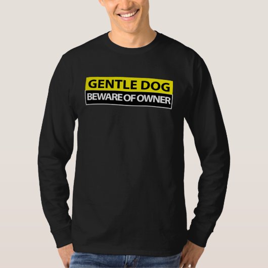 GENTLE DOG Dad Joke T-shirt (Voorkant)